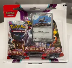 Paldea Evolved Triple Blister 3 Packs Pokemon New & Sealed - Image 1