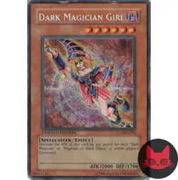 Yugioh Dark Magician Girl CT2-EN004 Secret Rare HP - Image 1