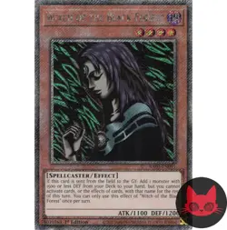 Yugioh Witch of the Black Forest RA03-EN091 Platinum Secret Rare 1st Edition NM - Image 1