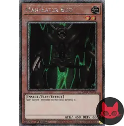 Yugioh Man-Eater Bug RA03-EN082 Platinum Secret Rare 1st Edition NM - Image 1