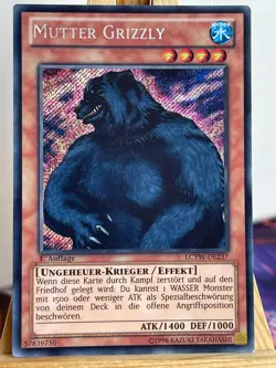 Mutter Grizzly LCYW-DE237 Secret Rare Deutsch NM YUGIOH - Image 1