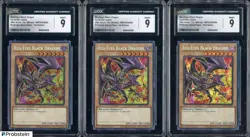 Lot of (3) Yu-Gi-Oh! MP24 Prismatic SR 1st Edition Red-Eyes Black Dragon CGC 9 - Image 1