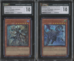 Lot of (2) Yu-Gi-Oh! UR Prize Card Gatebridgeo & Masterful Magician CGC 10 - Image 1