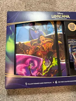 Disney Lorcana TCG First Chapter Costco Collector Set LILO Promo Villain Binder - Image 4