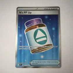 Pokemon N's PP Up Trainer Item Foil Card 262/217 2024 - Image 1