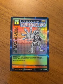 Metal Attack St-53S Digimon Card Starter Bandai Digi Battle Foil Card, Rare - Image 1