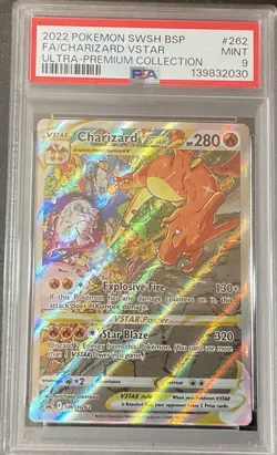 Pokemon Card - Charizard VSTAR SWSH262 SWSH: Sword & Shield Promo Cards PSA 9 - Image 1