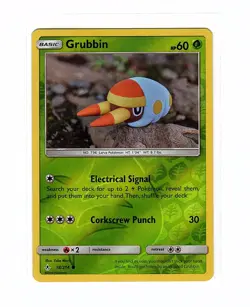 Grubbin 18/214 Sm-Unbroken Bonds Reverse Holo - Pokemon Card - Image 1