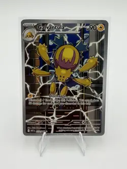 Galvantula 117/086 Sv White Flare Holo Pokemon Card TCG Rare Near Mint Pokemon - Image 1
