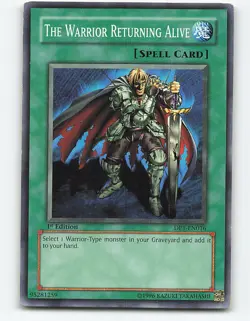 The Warrior Returning Alive #DP1-EN016 1st Edition Yugioh Card - Image 1