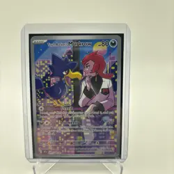 Team Rocket's Murkrow 200/182 Pokemon TCG S&V Destined Rivals Illustration Rare - Image 1