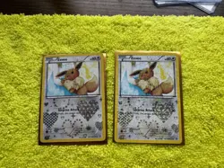 Pokemon TCG 2x Eevee Legendary Treasures RC14/RC25 2013 Reverse Holo - Image 1