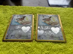 Pokemon TCG 2x Eevee Legendary Treasures RC14/RC25 2013 Reverse Holo - Image 2