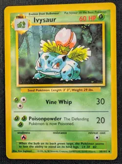Ivysaur - 30/102 Base Set - LP - Pokemon TCG - Image 3