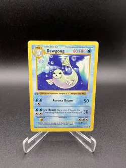 Dewgong 25/102 - Base Set 1st Edition Shadowless Uncommon WOTC Pokemon TCG HP - Image 1