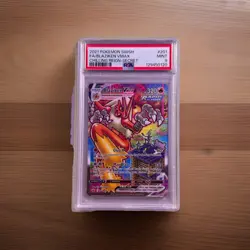 Pokemon TCG Blaziken VMAX Alternate Art Secret 201/198 Chilling Reign Holo PSA 9 - Image 1