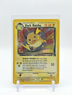 Dark Raichu Holo 83/82 Team Rocket Secret Rare Pokemon TCG (Check description) - Image 1