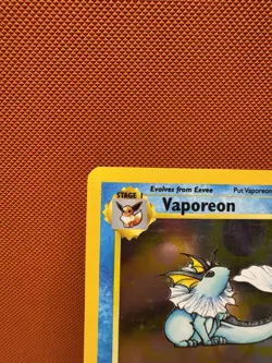 Vaporeon 12/64 Jungle Holo Unlimited Pokemon WOTC MP 2219 - Image 2