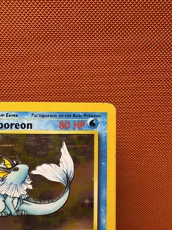 Vaporeon 12/64 Jungle Holo Unlimited Pokemon WOTC MP 2219 - Image 3