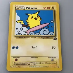 Pokemon TCG Surfing Pikachu 28/53 Wotc Promo Light Play - Image 1