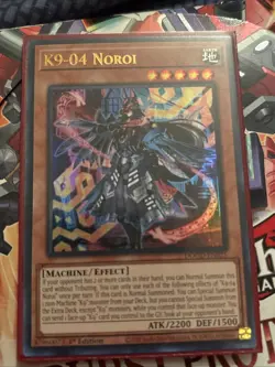 Yu-Gi-Oh K9 04 Noroi DOOD-EN025 1st Edition Ultra Rare NM Condition - Image 1