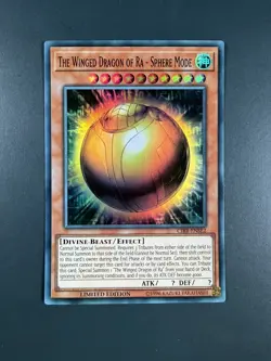 Yugioh - The Winged Dragon Of Ra - Sphere Mode - Super Rare - CIBR - Limited Ed - Image 1