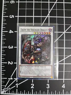 Zalen the Shackled Dragon BPRO-EN042 Super Rare Yugioh Burst Protocol NM/M - Image 1