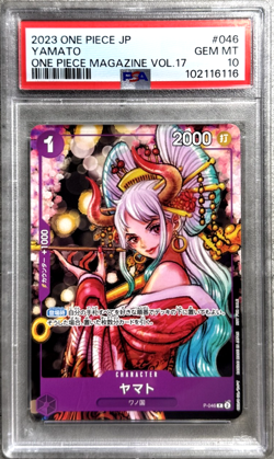 One Piece TCG JPN Yamato PSA 10 Gem, Promo Magazine Vol. 17 P-046, 2023 (1) - Image 1