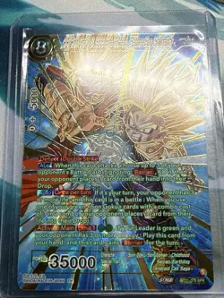 SS Son Goku & SS2 Son Gohan, Father-Son Solidarity BT21-079 SPR DBS Card - Image 1