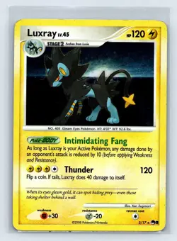 2008 Luxray 3/17 POP Series 8 Holo Rare English Pokemon TCG Holofoil Card - Image 1