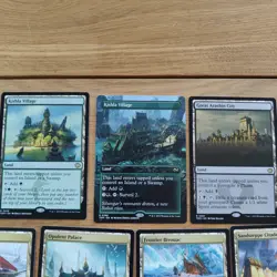 TARKIR: DRAGONSTORM - Lands - 39 Cards - 3R, 4U, 32C inc. Kishla Village - Image 2