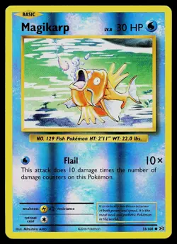Pokemon Card - Magikarp XY Evolutions 33/108 Common Reverse Holo - Image 1