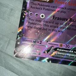Pokemon TCG SV: Scarlet & Violet Promo Cards #205 Team Rocket's Mewtwo ex JUMBO - Image 5