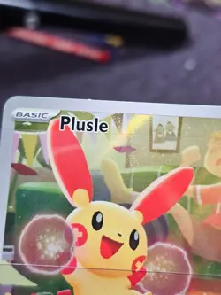 Plusle 193/182 Paradox Rift Illustration Rare Holo Pokemon TCG Card NM - Image 3