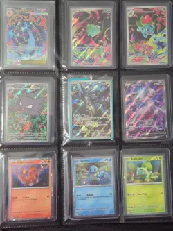 Pokemon Binder Collection Scarlet Violet Cards All Near Mint Excellent Condition - Image 1