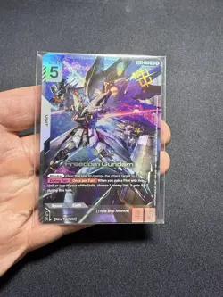 Gundam Card Game GD01-065 FREEDOM GUNDAM Newtype Challenge Champion ENGLISH - Image 2