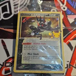 Pokemon Greninja Star Promo Holo Full Art SWSH144 Sword & Shield 130HP Card - Image 1