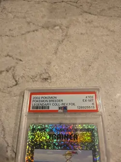 2002 POKEMON LEGENDARY COLLECTION #102 POKEMON BREEDER REVERSE FOIL PSA 6 - Image 2