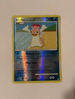 Pokemon TCG Shellos West Sea (#80/111) - Reverse Holofoil - Rising Rivals - LP! - Image 2