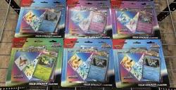 Lot Of 6 Pokemon Prismatic Evolutions Tech Sticker Collection Brand New Sealed - Image 1