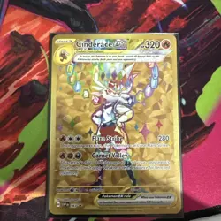 Pokemon TCG Cinderace EX SVP 163 Scarlet Violet Black Star Promo NM/M - Image 1
