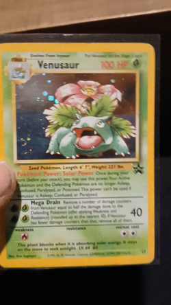 Venusaur 13 WOTC Holo Black Star Promo Pokemon TCG - Image 2