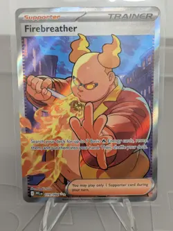 Firebreather 119/094 Pokemon TCG Phantasmal Flames Holo English Near Mint - Image 1