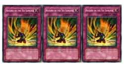 Yugioh- 3X Return of the Six Samurai - Common - 1st Edition - STON-EN051 - NM - Image 1