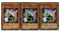 Yugioh- 3X Puppet Plant - Common - Unlimited - STON-EN022 - Light Play - Image 1