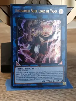 Yugioh Unchained Soul Lord of Yama DUNE-EN049 Ultra Rare 1st ED NM ENG - Image 4