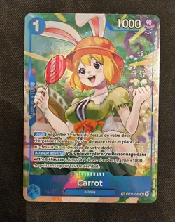 Carte One Piece Francais OP13 TR Carrot Op11-049 treasure FR - Image 1