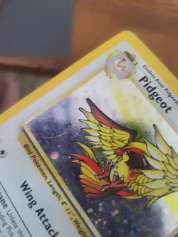 Pokemon Pidgeot TCG Holo Rare Card 14/130 Base Set 2 - Image 2