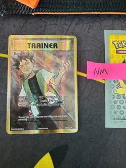 Pokemon Card Brock's Grit XY Evolutions Full Art 107/108 278 💎NM💎 - Image 1