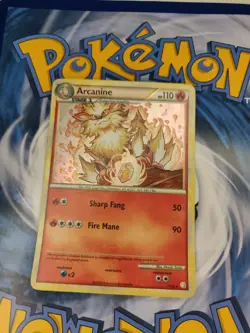 Pokemon Card - Arcanine - HeartGold SoulSilver 1/123 Holo Rare - Image 1
